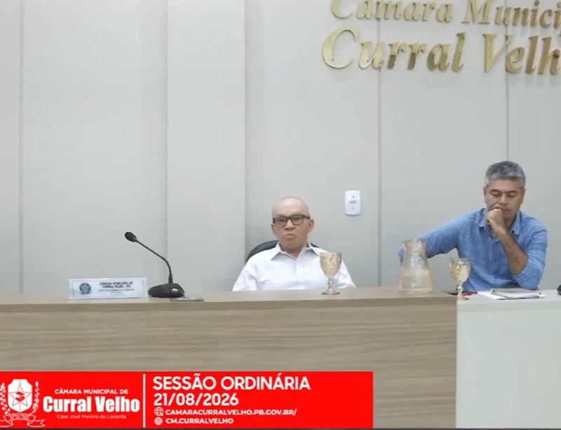 Vereadores participam de mais uma sess�o ordin�ria da c�mara de Curral Velho realizada na �ltima sexta-feira (21)